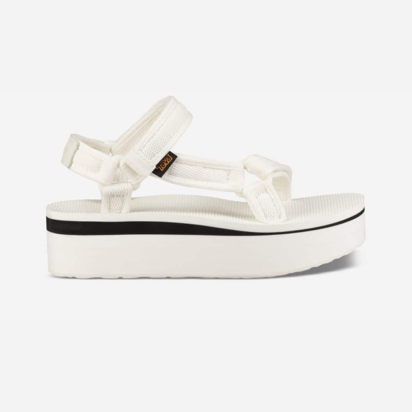 Hungary Teva Flatform Universal Mesh Print - Női Platform Szandál Fehér - 824-QOJUX
